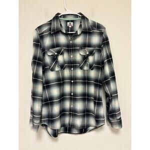 Texwood Vintage Pearl Snap Flannel Shirt